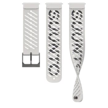 Suunto 22mm Athletic 5 Silicone Strap Pearl White S+M