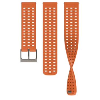 Suunto 22mm Athletic 2 Silicone Strap Canyon Orange S+M