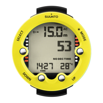 Suunto Zoop Novo Lemon Yellow - Easy-to-use big display dive computer
