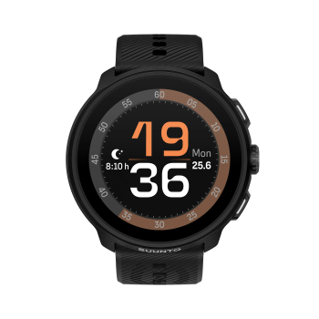 Suunto Run All Black with Silicone Strap