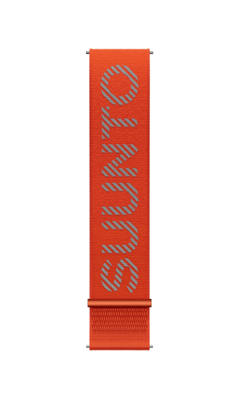 Suunto 22mm Athletic 7 Loop Textile Strap Coral Orange S/M+M/L