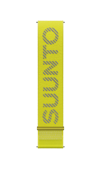Suunto 22mm Athletic 7 Loop Textile Strap Lime S/M+M/L