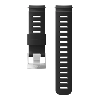 Suunto 24mm Dive 1 Silicone Strap Black Steel Size M