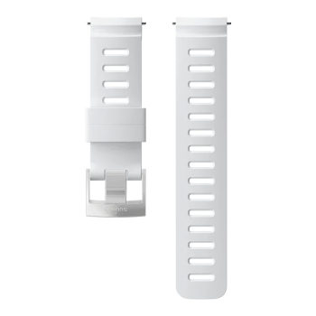 Suunto 24mm Dive 1 Silicone Strap White Steel Size M