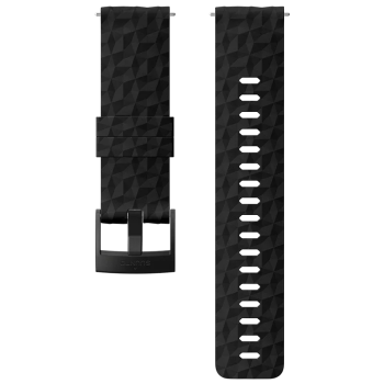 Suunto 24mm Explore 1 Silicone Strap Black Black Size M