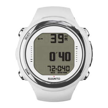 SUUNTO D4I NOVO WHITE - USB CABLE AND EXTENSION STRAP SOLD SEPARATELY
