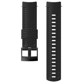 Suunto 24mm Athletic 2 Silicone Strap Black Black Size M