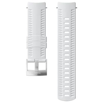 Suunto 24mm Athletic 2 Silicone Strap White Steel Size M